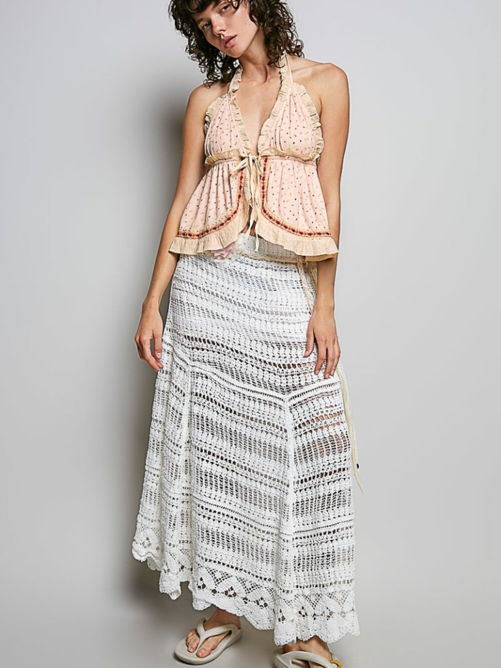 BEAUTIFUL POL CROCHET SKIRT-ONE SIZE FITS MOST